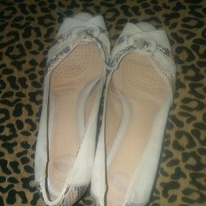 swede tan with snake leather